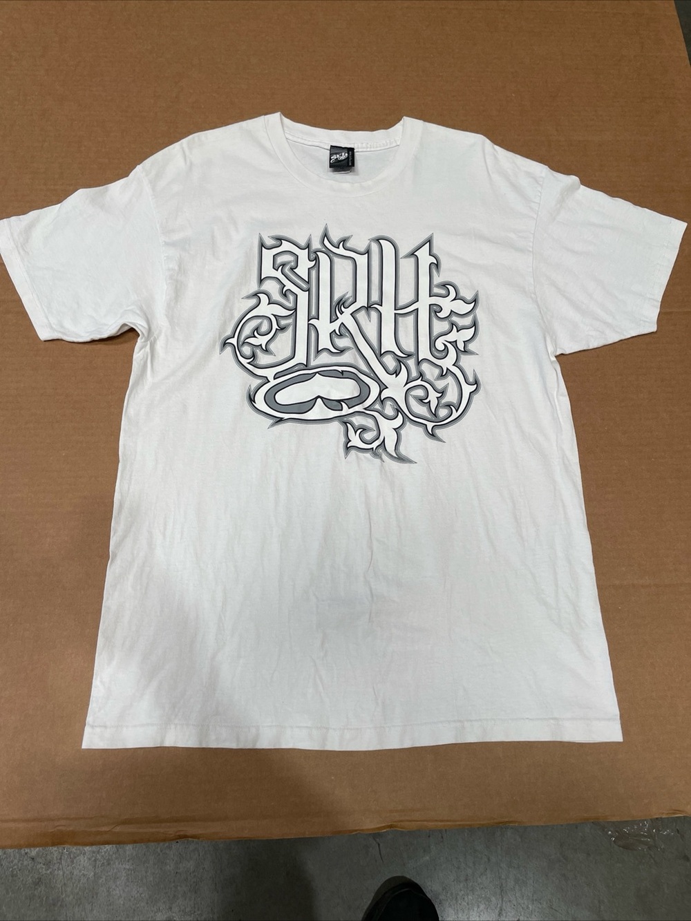 Vintage Y2K SRH Spade Logo Skate BMX Grunge T-Shirt SZ XL